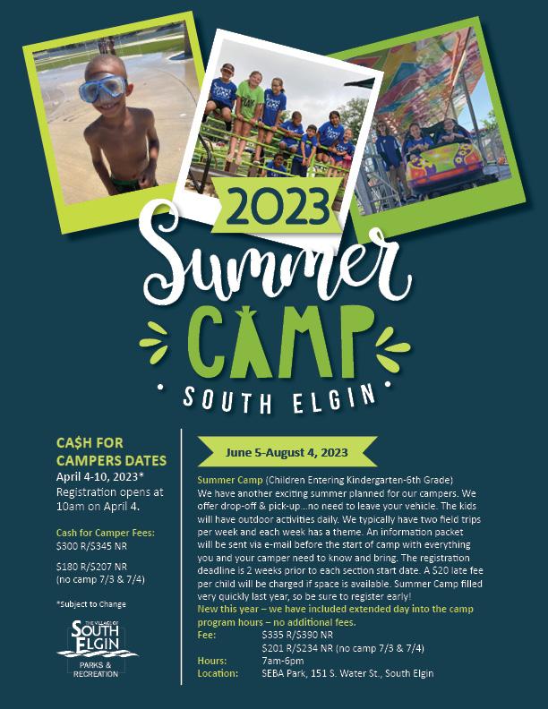 Summer Camp Flyer 2023-side 1